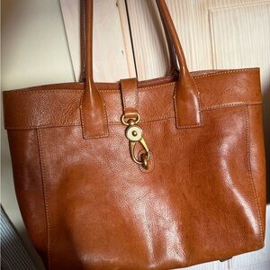 Dooney & Bourke Tan Leather Shoulder Bag